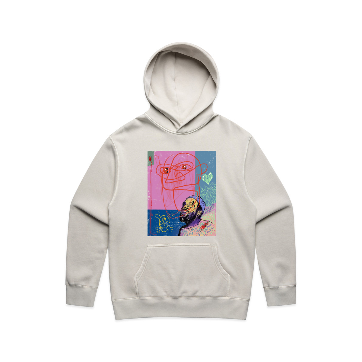 Cruel Heart | Ease Faded Pullover Hoodie - Image 2